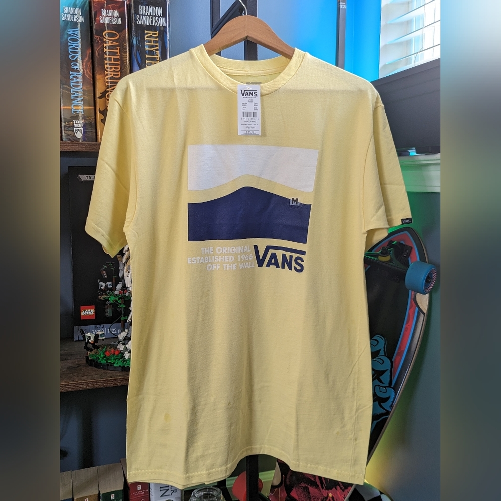 Vans T-shirt, Yellow, Medium
